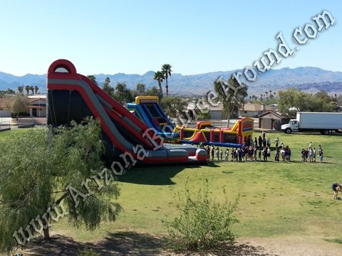 Inflatable obstacle course rental, Colorado Springs, Colorado